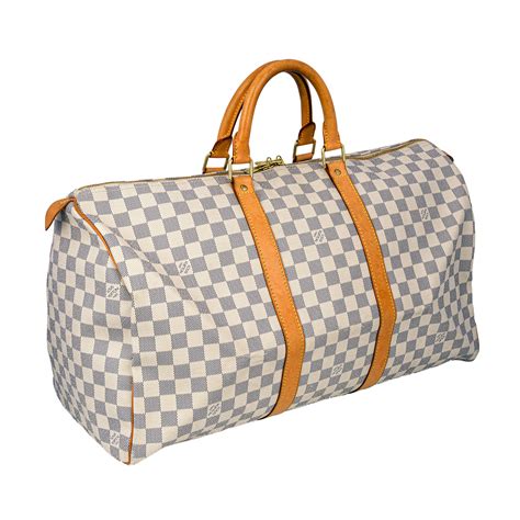 louis vuitton duffle bag white|louis vuitton duffle bag suitcase.